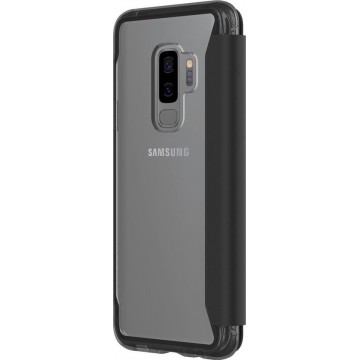 Griffin Survivor Clear Wallet Booktype hoesje voor Samsung Galaxy S9 Plus - Zwart