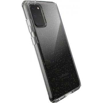 Speck Presidio Perfect Clear Glitter Samsung Galaxy S20 Plus Clear/Gold - with Microban