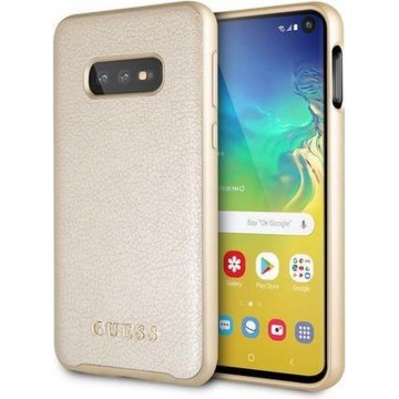 Guess - backcover hoes - Samsung Galaxy S10e - Goud - Lunso beschermfolie