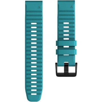 Let op type!! Voor Garmin fenix 6 22mm Smart Watch Quick release Silicon polsband horlogeband (blauw-groen)