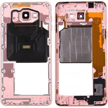 Let op type!! Middle Frame Bezel for Galaxy A9 / A9000(Pink)