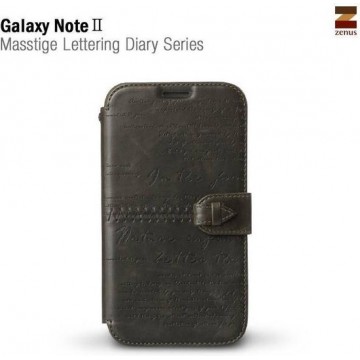 Galaxy Note 2 Masstige Lettering Diary Series -Khaki