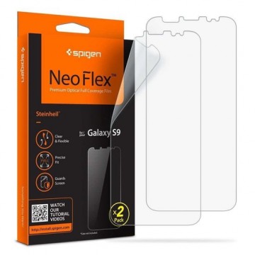 Spigen -  Neo Flex HD Screenprotector Samsung Galaxy S9 (2 Pack)