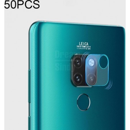 50 STKS Soft Fiber Back Camera Lens Film voor Huawei Mate 20 Pro