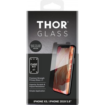 THOR Privacy Screenprotector + Easy Apply Frame voor iPhone 11 Pro / Xs / X