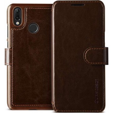 VRS Design Layered Dandy leather case Huawei P20 Lite - Brown