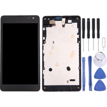 Let op type!! 3 in 1 (LCD + Frame + Touch Pad) Digitizer Assembly for Microsoft Lumia 535 / 2S