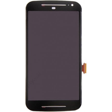 Let op type!! 3 in 1 (LCD + Frame + Touch Pad) Digitizer Assembly for Motorola Moto G2(Black)