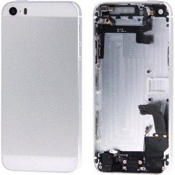 Volledige montagebehuizingsdeksel voor iPhone 5S (zilver)