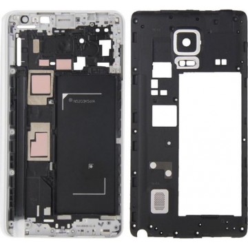 Volledige behuizingsdeksel (voorste behuizing LCD-frame bezelplaat + middelste frame bezel voor Galaxy Note Edge / N915 (wit)