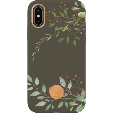 FLAVR Studio Olive Sprigs for iPhone X/Xs colourful