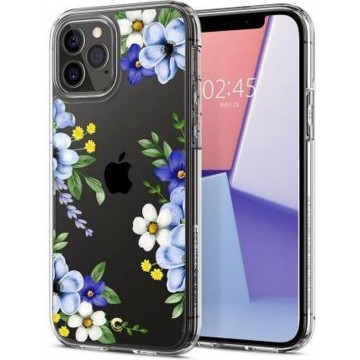 Spigen Ciel by Cyrill Cecile iPhone 12 / 12 Pro Hoesje - Midnight Bloom