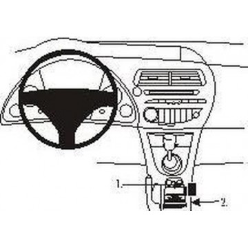 Brodit console mount v. Honda Civic 06-