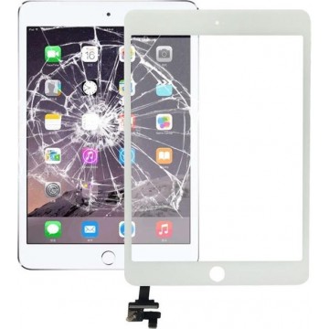 Touch Panel + IC-chip voor iPad mini 3 (wit)
