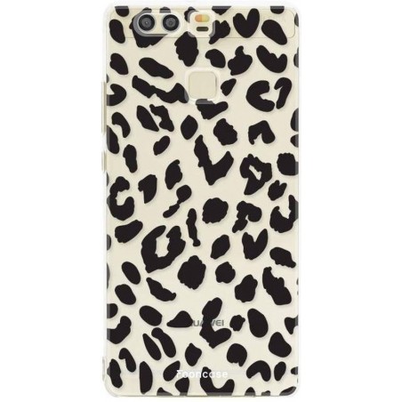 FOONCASE Huawei P9 hoesje TPU Soft Case - Back Cover - Luipaard / Leopard print