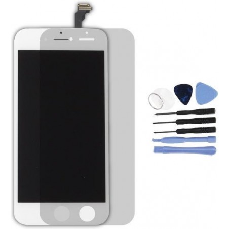 Voor Apple iPhone 6 4.7" - AA+ LCD scherm Wit + Tools & Screenguard