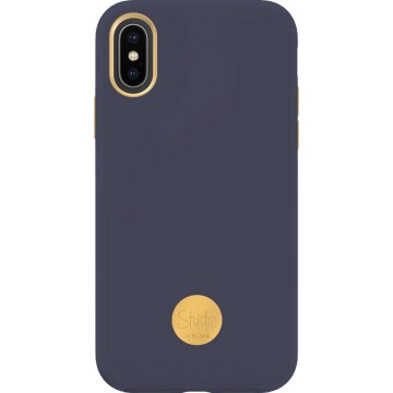 FLAVR Studio Pure Navy for iPhone X/Xs navy blue