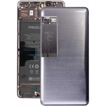 Let op type!! Battery Back Cover for Meizu PRO 7 Plus(Silver)