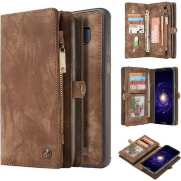 CaseMe Luxury Wallet Flip Case Bruin Samsung Galaxy S8