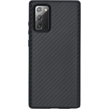 RhinoShield SolidSuit Backcover Samsung Galaxy Note 20 hoesje - Carbon Fiber