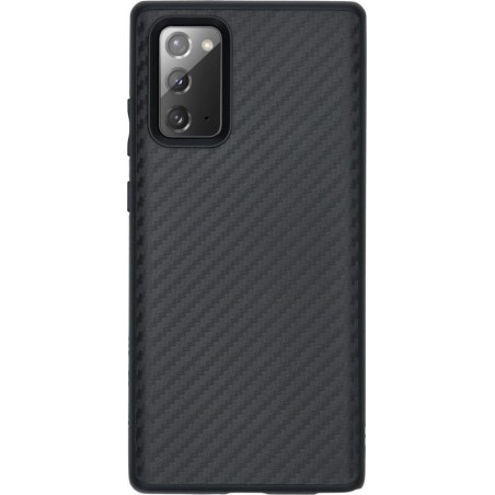 RhinoShield SolidSuit Backcover Samsung Galaxy Note 20 hoesje - Carbon Fiber