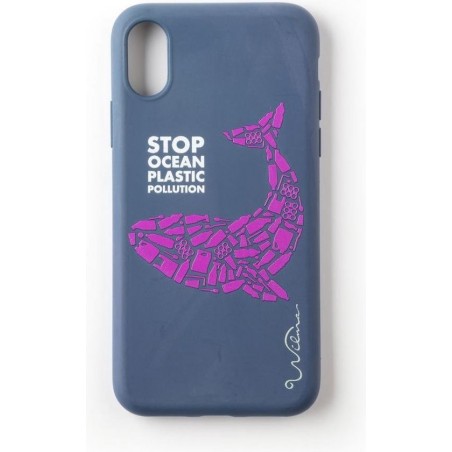 Wilma Stop Plastic Whale for iPhone X/Xs dark blue