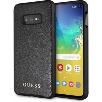Guess - backcover hoes - Samsung Galaxy S10e - Zwart - Lunso beschermfolie