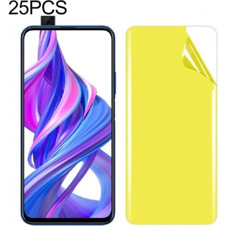 Let op type!! 25 stuks voor Huawei Honor 9X/9X Pro Soft TPU volledige dekking front Screen Protector