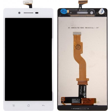 Let op type!! For OPPO A33 LCD Screen and Digitizer Full Assembly(White)