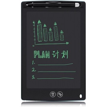Let op type!! 8 5-inch LCD-schrijf Tablet  ondersteunt één klik Clear & Local Erase (zwart)