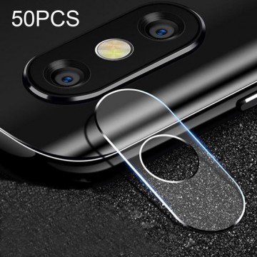50 STKS Soft Fiber Back Camera Lens Film voor Xiaomi Mi 8
