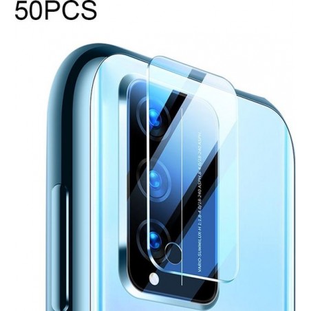 50 STKS Soft Fiber Back Camera Lens Film voor Huawei Honor Play 4T Pro