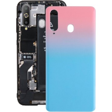 Batterij achterkant voor Galaxy A8s (blauw)