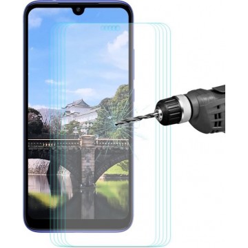 5 STUKS ENKAY Hat-Prince 0.26mm 9H 2.5D gebogen gehard glasfilm voor Xiaomi Redmi 7