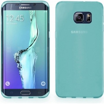 Hoesje CoolSkin3T TPU Case voor Samsung Galaxy S7 Edge Transparant Groen