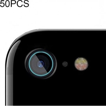 Let op type!! 50 PCS zachte Fiber terug camera lens film gehard glas film voor iPhone 6