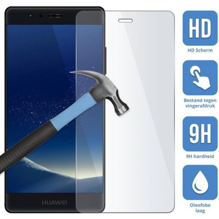 Huawei P20 Lite - Screenprotector - Tempered glass - Case friendly