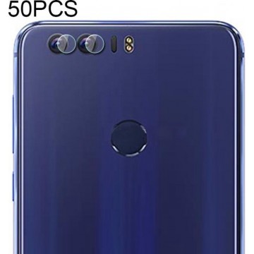 50 STKS Soft Fiber Back Camera Lens Film voor Huawei Honor 8