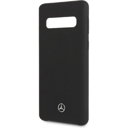 Mercedes-Benz Silicone Case voor Samsung Galaxy S10 - Zwart