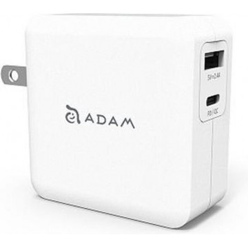 ADAM elements OMNIA F2 USB-C Wall Charger White