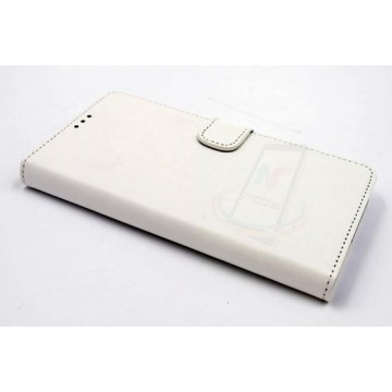 Samsung Galaxy S7 Edge Pasjeshouder Wit Booktype hoesje - Magneetsluiting (G935F)