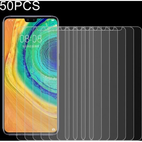 Let op type!! Voor Huawei mate 30 50 PCS 0.26 mm 9H 2.5 D gehard glas film