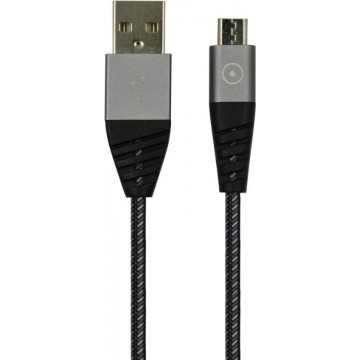 Muvit TGUSC0003 USB-kabel 1,2 m USB A Micro-USB A Grijs