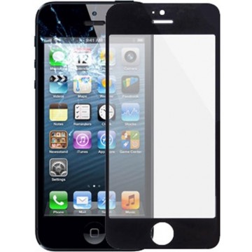 Let op type!! 10 PCS for iPhone 5 & 5S Front Screen Outer Glass Lens(Black)