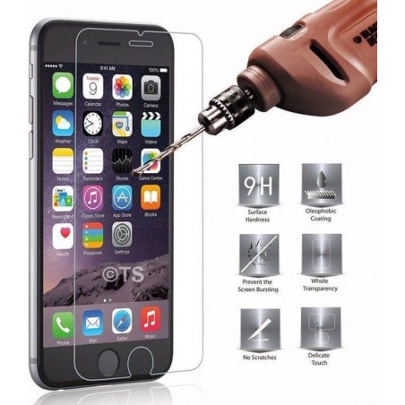 iPhone 6/6s tempered H9 GORILLA  glas geharde LCD beeldscherm Screenprotector