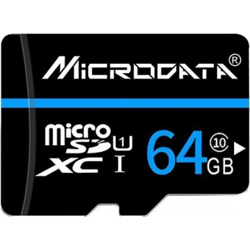 Let op type!! MICROGEGEVENS 64GB U1 blauwe lijn en zwarte TF (Micro SD)-geheugenkaart
