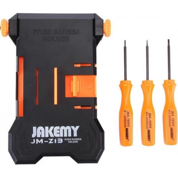 Let op type!! JAKEMY JM-Z13 4 in 1 Adjustable Smart Phone Repair Holder Kit