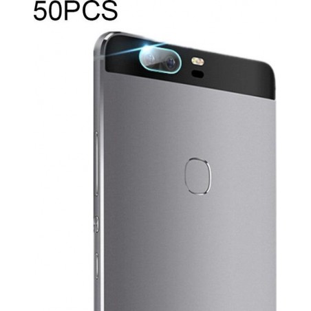 50 STKS Soft Fiber Back Camera Lens Film voor Huawei Honor V8