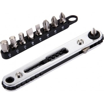 Let op type!! RGH-9A 9 in 1 Thin Ratchet Wrench Set (Straight)