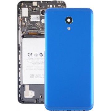 Batterij achterkant met cameralens voor Meizu M6s M712H M712Q (blauw)
